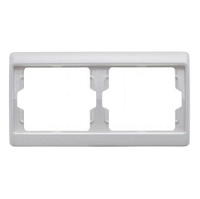 Дизайнерская рамка 2 местная, полярная белизна, глянцевый, 13630069 Berker, серия Arsys