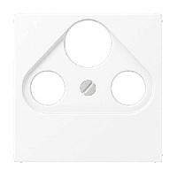 Накладка розетки TV-FM-SAT, белый матовый, A561BFPLSATWWM Jung, серия A