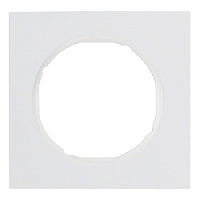 Дизайнерская рамка 1 местная, полярная белизна, глянцевый, 10112289 Berker, серия R.3