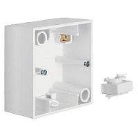 Коробка для наружного монтажа 1 местная, полярная белизна, глянцевый, 10418989 Berker, серии S.1