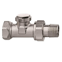 Дизайнерский клапан прямой для радиатора Regutec F 1/2", серебристый 0332-02.000 KZTO