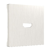 Накладка для розетки HDMI, перламутровый рифленый, WL13-HDMI-CP Werkel