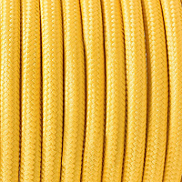 Ретро кабель электрический 2*0.75, желтый, Cab.M10 Merlotti cavi