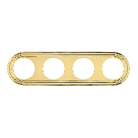 Дизайнерская рамка круглая 4 местная, золото, 889416-1 LK Studio