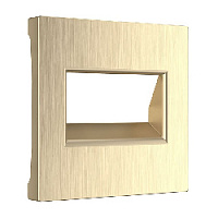 Накладка для розетки 2хRJ-45, шампань рифленый, W1191110 Werkel