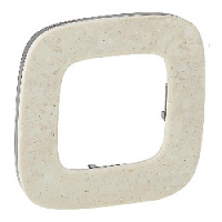 Дизайнерская рамка 1 местная, дворцовый мрамор, камень, 755521 Legrand, серия Valena Allure