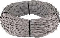 Ретро кабель витой (20 м.) 3*1.5, серый, W6453215 Werkel
