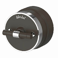 Ретро выключатель мокко матовый / хром, W5812052 Werkel, одноклавишный проходной, серия Vintage