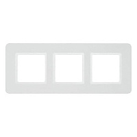 Дизайнерская рамка 3 местная, полярная белизна, 10136189 Berker, серия Q.7