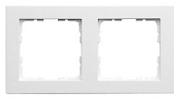 Дизайнерская рамка 2 местная, белый, 81002SCW Wedder, серия R1