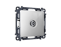 Комплект механизма TV розетки оконечной экранированной 5-1000MHz 3dB, серебряный глянцевый, MA413005 Ambrella Volt