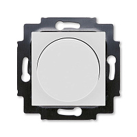 Дизайнерский светорегулятор, серый / белый, 2CHH942247A6016 ABB, серия Levit