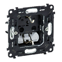 Механизм розетки с заземлением и шторками, безвинт.зажим, 753030 Legrand, серии Valena Life, Valena Allure