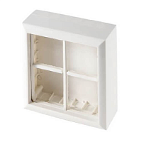 Подъемная коробка для выключателя и розетки на 4 модуля LK45, белый, 72948-1 LK Studio, серия LK45