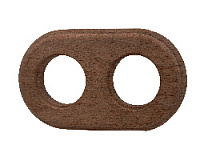 Рамка 2 местная, коричневый, JRO.2ON2.WM02 Jantera