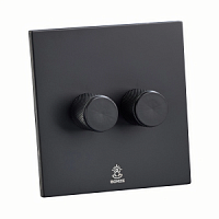Дизайнерский выключатель диммер Aura Черный уголь, BAB2D Bonze диммер проходной