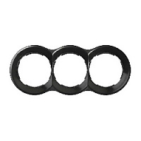 Дизайнерская рамка 3 местная, графит, 88630-38 Simon, серия 88