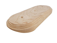 Рамка деревянная 3 местная, на бревно D260, ясень, РДФ3-260 ЛЕАНЗА