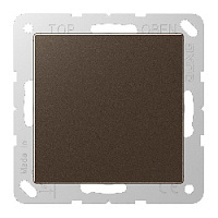 Заглушка с суппортом, мокко, A594-0MO Jung, серия A