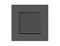 Дизайнерская рамка из термопластика 1 местная, графит мягкое касание, AF250801 Ambrella Volt