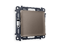 Комплект механизма 1-кл перекрестного выключателя, темная бронза матовый, MA631030 Ambrella Volt, одноклавишный