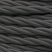 Витой провод электрический 2*0.75, графит, B1-422-713 BIRONI