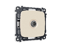 Комплект механизма TV розетки оконечной 50-870 MHz 1dB, бежевый матовый, MO333010 Ambrella Volt