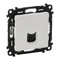 Дизайнерская розетка компьютерная RJ-45 кат. 5е, белый, 753440 Legrand, серия Valena Life
