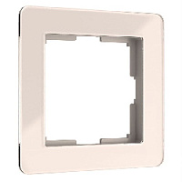 Дизайнерская рамка 1 местная, айвори, акрил, W0012743 Werkel