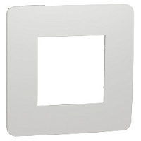 Дизайнерская рамка 1 местная, белый/белый, NU280218 Schneider Electric, серия Unica Studio