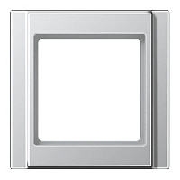 Дизайнерская рамка 1 местная, алюминий, A581AL Jung, серия A 500