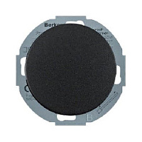 Светорегулятор поворотно-нажимной универсальный "Комфорт" 20-420 Вт (3-100 Вт LED), черный глянцевый, 29442045 Berker, диммер