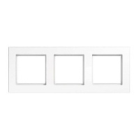 Дизайнерская рамка 3 местная, белый, AC583WW Jung, серия A Creation