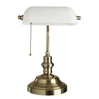 Лофт светильник настольный Banker, бронза, A2493LT-1AB Arte Lamp