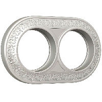 Рамка 2 местная Antik Runda, жемчужный, W0025021 Werkel