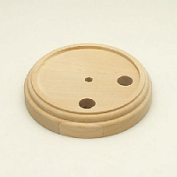 Подложка D97, 1 местная, овал, "натурал" PE1NAT VINTAGE-BRASS