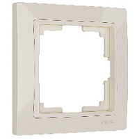Дизайнерская рамка 1 местная, слоновая кость, поликарбонат, W0012003 Werkel