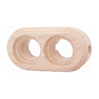 Рамка для трубок 2 местная, натурэль, монтаж с трубкой, 2 выхода, BF1-620-10/T-2 BIRONI