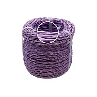 Ретро кабель витой электрический, 3*4, сиреневый шелк, Edisel