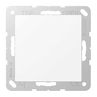 Заглушка с суппортом, белый матовый, A594-0WWM Jung, серия A