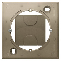Подъемная коробка для наружного монтажа 1 местная, шампань, ATN000500 Schneider Electric, серия Atlas Design