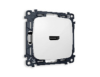 Комплект механизма розетки HDMI 2.0 40V/500mA 2.0GHz 5-18Gbit/s , белый глянец, MO114010 Ambrella Volt