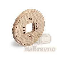 Одинарная накладка на плоскость, ясень, R+1-0 naBrevno, серия Ретро+