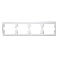 Дизайнерская рамка 4 местная, полярная белизна, глянцевый, 13830069 Berker, серия Arsys