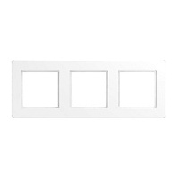 Дизайнерская рамка 3 местная, белый матовый, AF583BFWWM Jung, серия A Flow