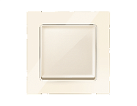 Дизайнерская рамка из натурального стекла 1 местная, бежевый, AF380301 Ambrella Volt