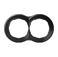 Дизайнерская рамка 2 местная, графит, 88620-38 Simon, серия 88