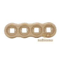 Четверная накладка на плоскость, ясень, RV4-0 naBrevno, серия Версаль