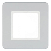 Дизайнерская рамка 1 местная, алюминиевый, 10116184 Berker, серия Q.7