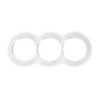 Дизайнерская рамка 3 местная, белый, 88630-30 Simon, серия 88